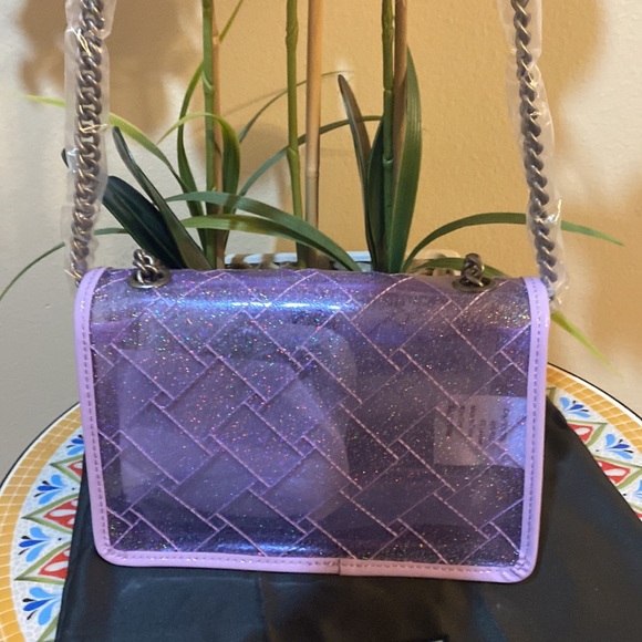 Kurt Geiger London Kensington Vinyl Shoulder Bag - Picture 5 of 13